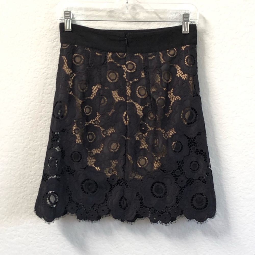 For Love and Lemons Sonya Skirt Lace Black Sz Sm - Picture 4 of 5